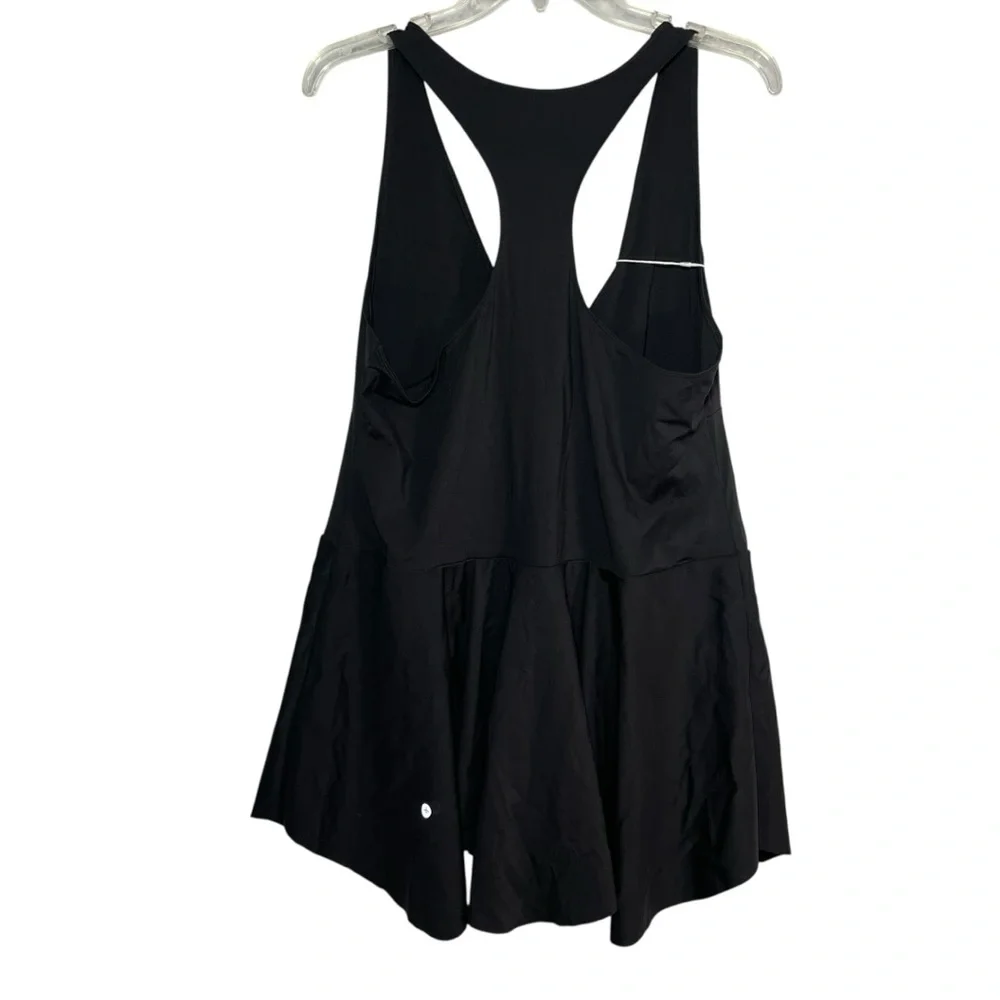 NWT Halara deep V neck  racer back  romper dress with  short sz 2X - Picture 5 of 12
